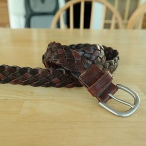 Aeropostale Braided Leather Belt